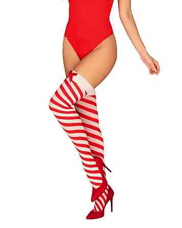 Панчохи Obsessive Kissmas stockings S/M Sex Aura Київ