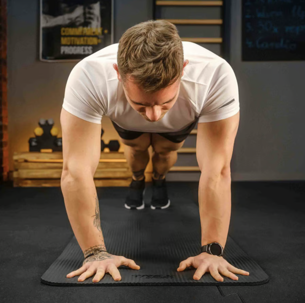 Колрик для йоги Trex Sport TX-018NGM NBR 1см 180х60 черный Киев - изображение 10