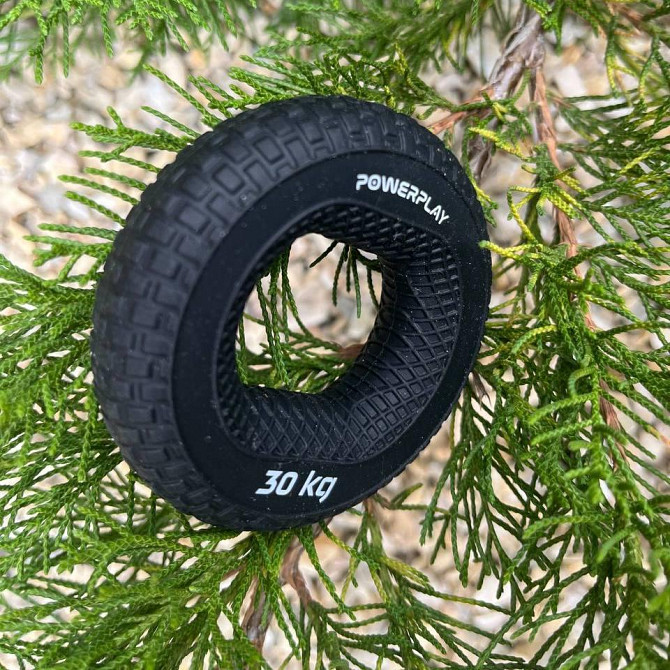 Еспандер кистьовий силіконовий PowerPlay PP-4333 Hand Grip Hard 30 кг. Чорний Кам'янське - фото 5