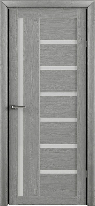 Двері Bianca Ясень Димчатий Полотно, покриття eco-tex Київ - фото 1