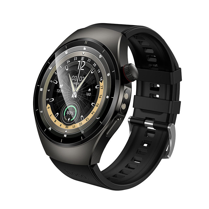 Смарт-часы HOCO Y40 38mm. 315 mAh. IP68 Smart watch(call version) Black Одесса - изображение 1