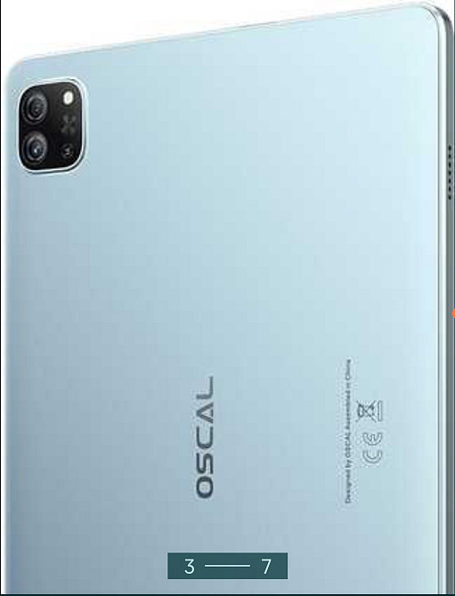 Планшет: Oscal Pad 70 4/128Gb. Wi-Fi Meteorite Grey . Новый! Киев - изображение 4