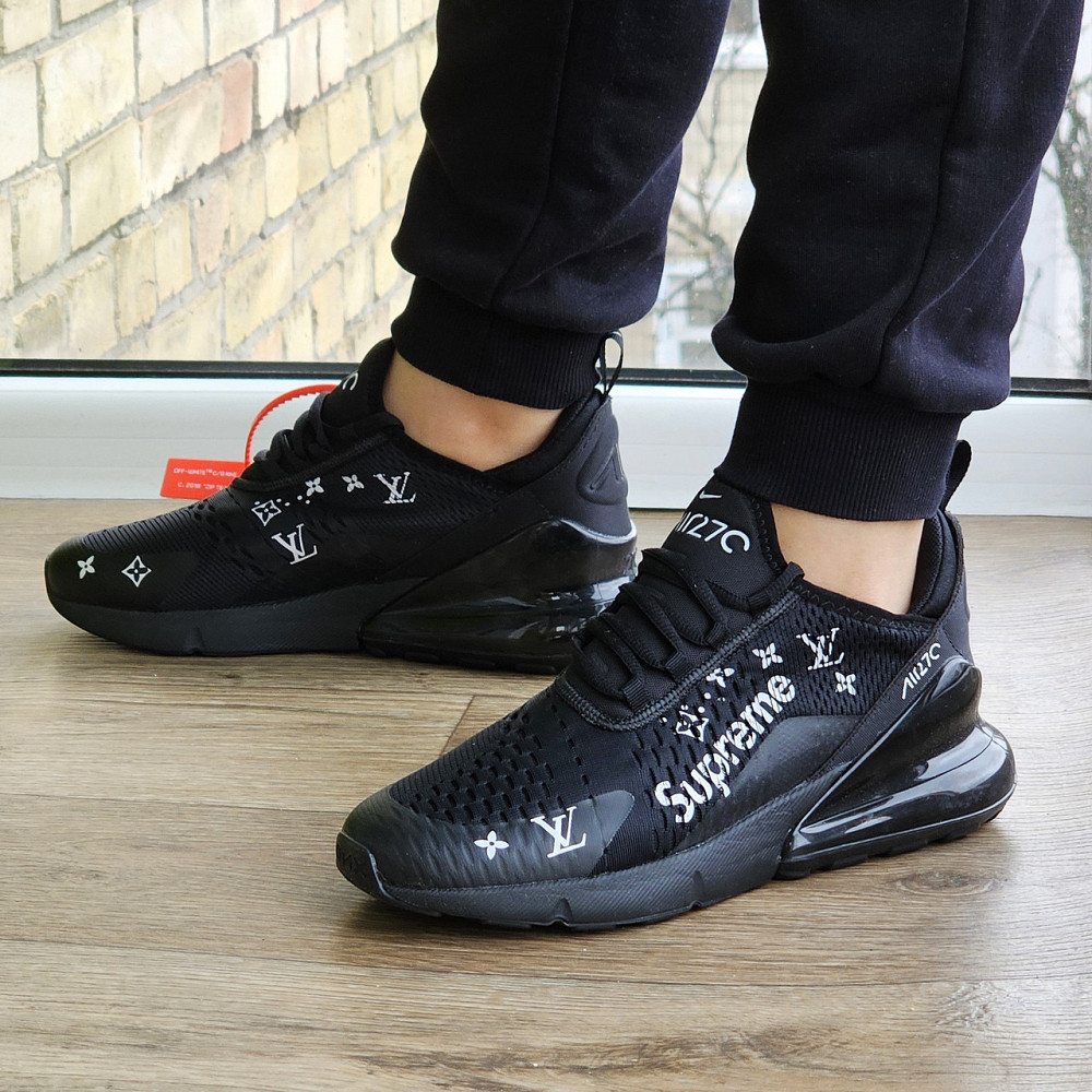 Кроссовки Nike 270 Мужские Черные Найк с Амортизацией Тканевые Сеточка Летние (размеры: 41,42,43,44,45) - 110 Днепр - изображение 3