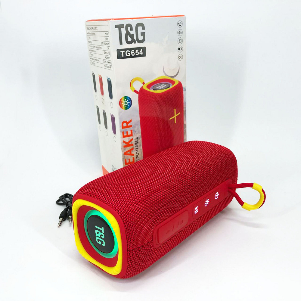 Колонка для вечірки на вулиці, Bluetooth колонка з радіо Музична блютуз з підсвічуванням OU-55 Івано-Франківськ - фото 3