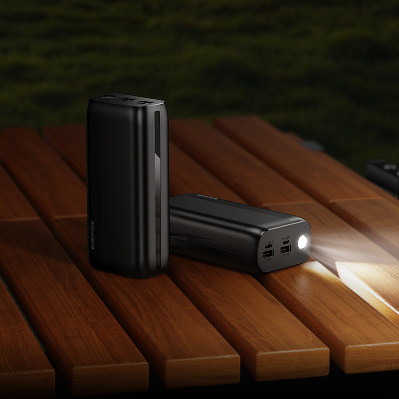 Павербанк 30000 mAh BOROFONE BJ86A Victoria черный power bank повербанк Одесса - изображение 15