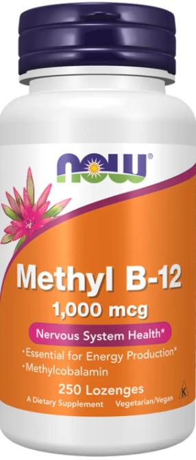 Вітамін В12 Метилкобаламін Now Foods Methyl B12 1000 mcg 250 льод Київ - фото 4
