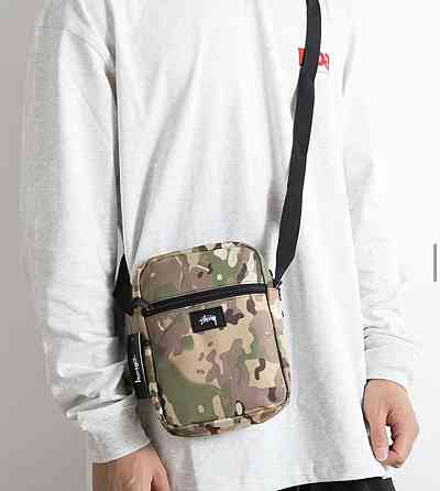Сумка через плечо Stussy 19x16 камуфляж Запоріжжя