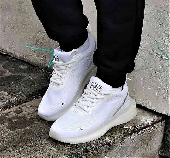 Кроссовки Adidas Белые Мужские Адидас Изи Boost (размеры: 40,41,42,43,44) Днепр