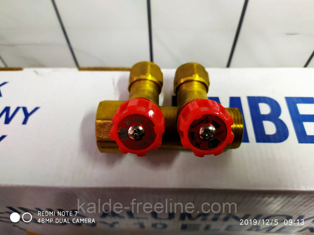 Колектор вентильний для труби 16 мм. на 2 виходи Харків - фото 3