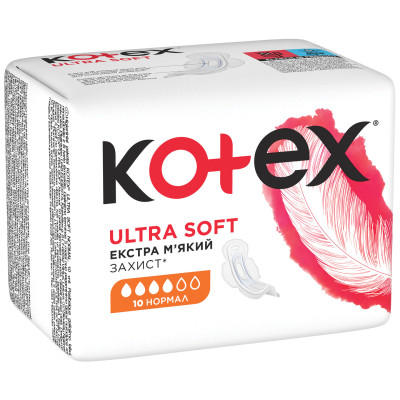 Гигиенические прокладки Kotex Ultra Soft Normal 10 шт. (5029053542669) Винница - изображение 3