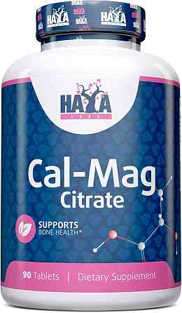Кальций и Магний Haya Labs Cal-Mag Citrate 90 tabs Луцк
