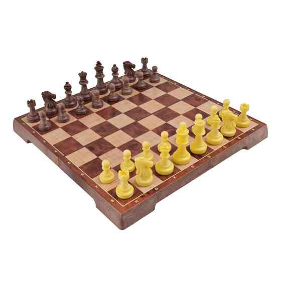 Набір настільних ігор "Магнітні шахи, шашки" 2 в 1 2258, 24х24х2,5 см Вінниця