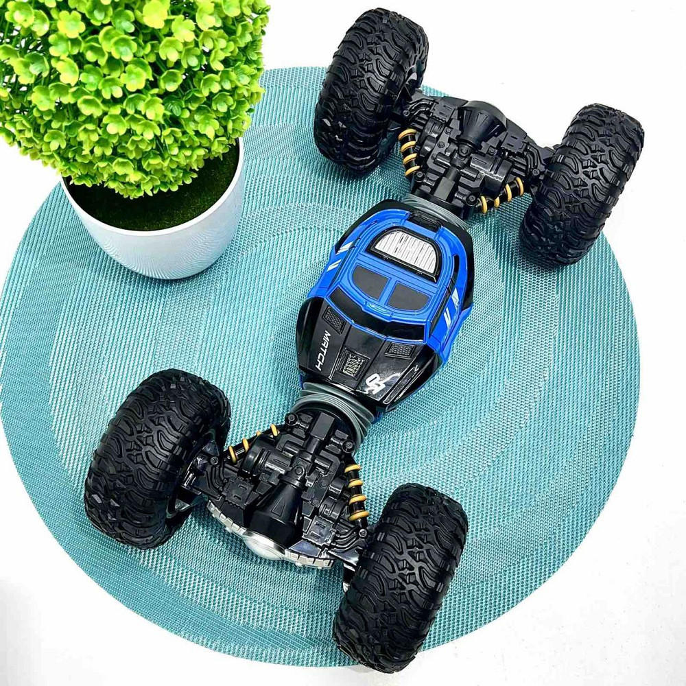 Машина трюкова Limo Toy перевертень всюдихід на радіокеруванні гумові колеса Синій (M 5507) Чернігів - фото 3