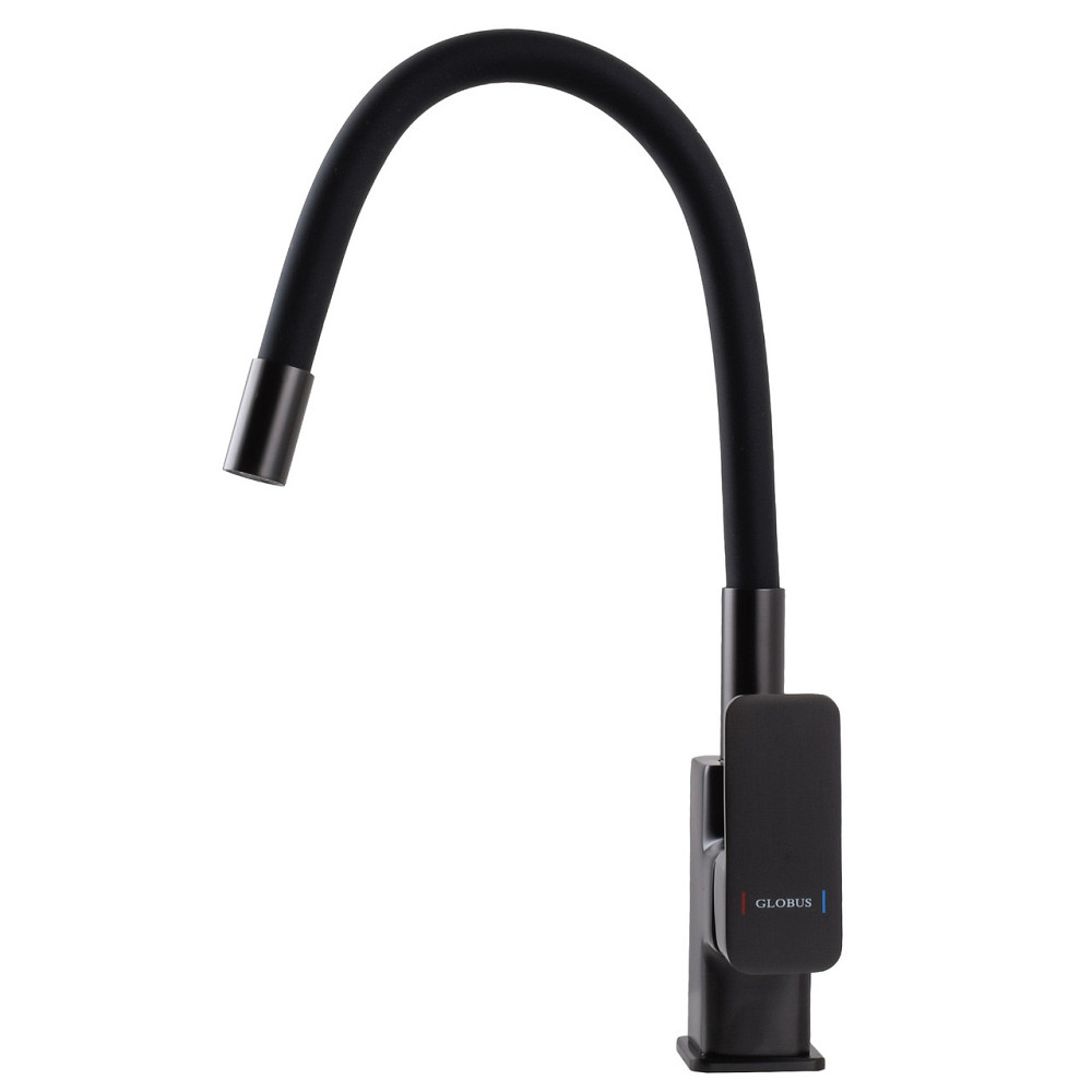 Смеситель для кухни Globus Lux Milano GLM-203LR-11-GRAPHITE (000027888) Киев - изображение 2