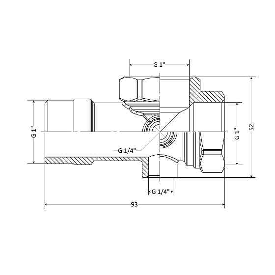 П'ятірник Thermo Alliance Standart 1"х1" 1/4"х1/4" ВВНВН SD425252566 Київ