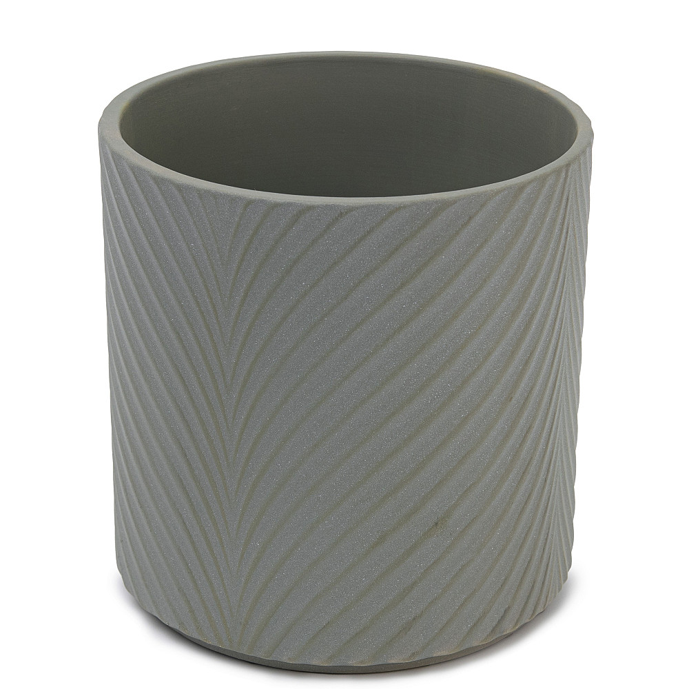 elemi Кашпо для квітів керамічне elemi "Листок" (темно-зелений) 16" круглий 2,3 л Коломия - фото 4