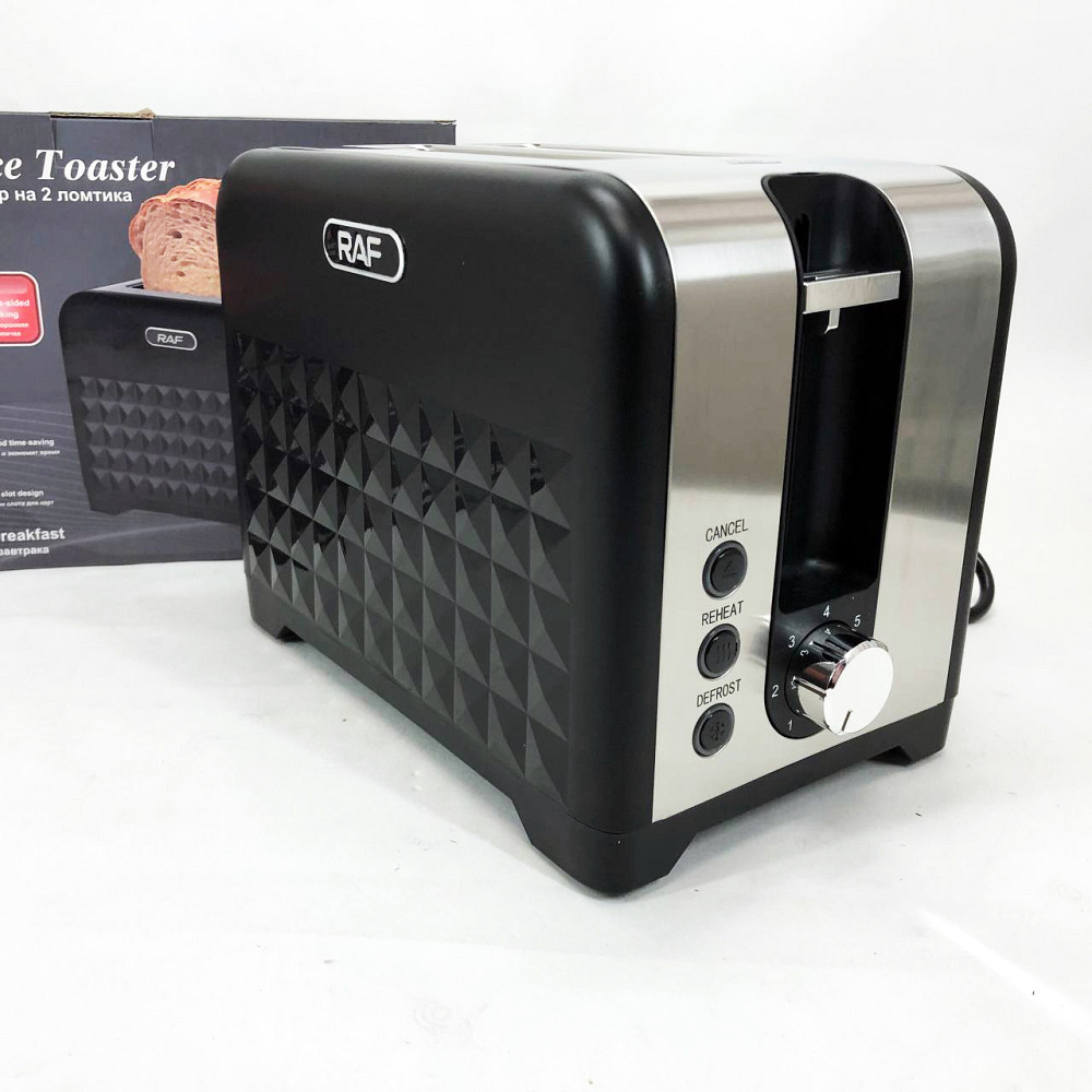 Тостери електричні RAF, Хороший тостер, Сендвічмейкер для сніданків, Тостер побутовий для дому YO-83 Львів - фото 14