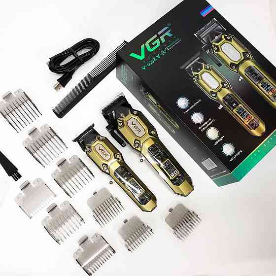 Малошумна машинка для стрижки волосся VGR, Універсальна машинка для стрижки голови та бороди NF-80 Івано-Франківськ