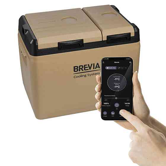 Холодильник автомобильный Brevia 39л двухкамерный 23400 Киев