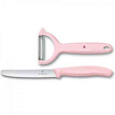 Набір ножів Victorinox SwissClassic Paring Set Tomato and Kiwi Light Pink (6.7116.23L52) Вінниця