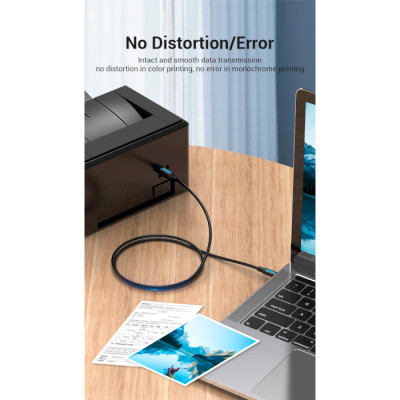 Кабель для принтера USB 2.0 CM/BM 2.0m 2.4А 480Mbps Vention (CQUBH) Винница - изображение 9