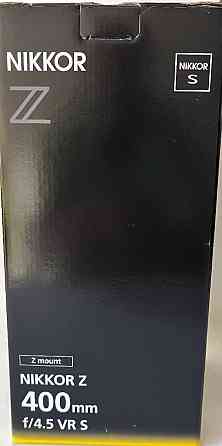 Объектив: Nikon Nikkor Z 400mm.f/4.5S VR+ Телеконвектор Nikon Z TC-2.0x.Новий об'єктив. Киев