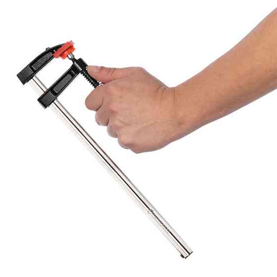Струбцина тип "F", 250×50 мм, DIN5117 INTERTOOL HT-6002 Київ