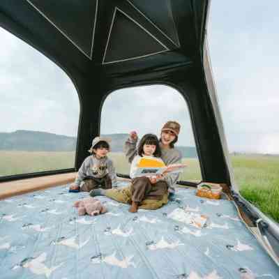 Палатка Naturehike чотиримісний автоматичний надувний із тентом Ango CNK2550WS017, сірий (6977465869883) Вінниця