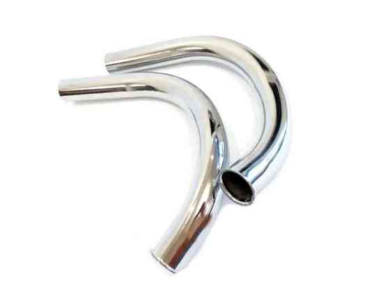 Коліно глушника (пара) (хром) ЯВА 634 6V (Тайвань) Мукачево