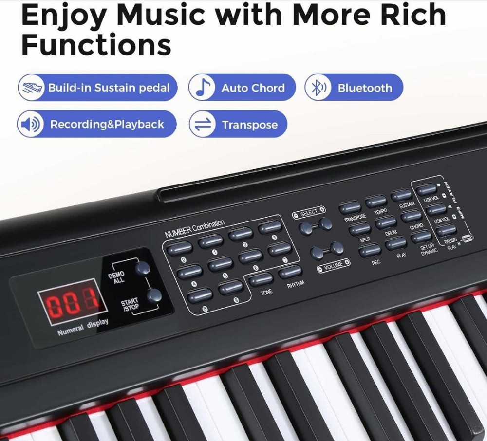 Цифровое пианино Fesley FEP160 (стойка, педаль, пюпитр, наушники) Харьков - изображение 4