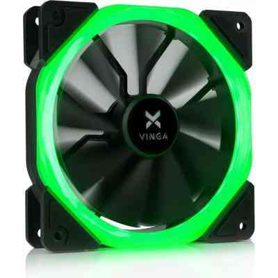 Кулер до корпусу Vinga LED fan-01 green Вінниця