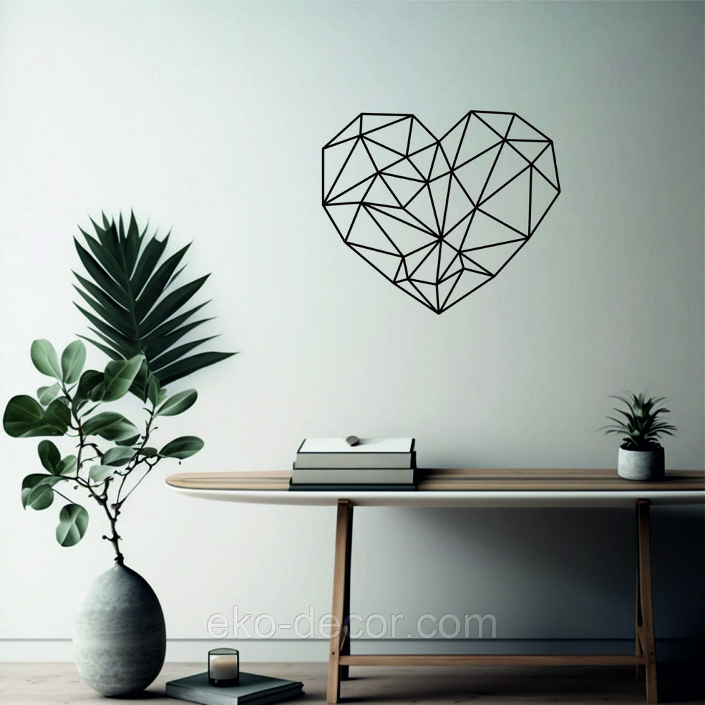 Декоративное настенное Панно «Сердце» Декор на стену Киев - изображение 4