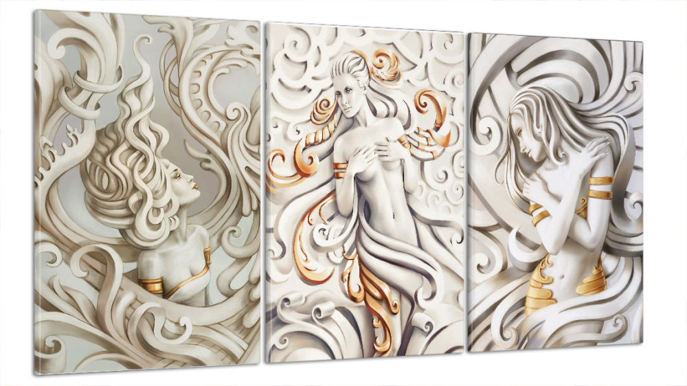 Модульная картина Абстракция Девушка Art-46_B3 Киев - изображение 1