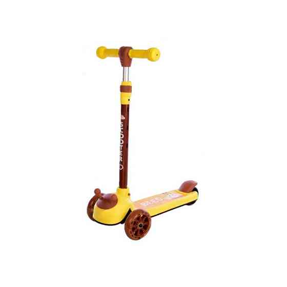 Детский самокат Bambi SC21011 колеса PU со светом Желтый Винница