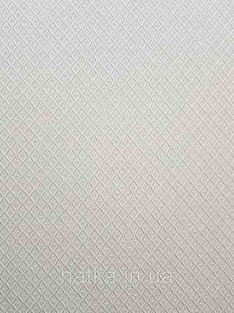 Шпалери вінілові на флізелін Grandeco Montana A44904 метрові однотонні структурні маленький ромб пісочний Київ