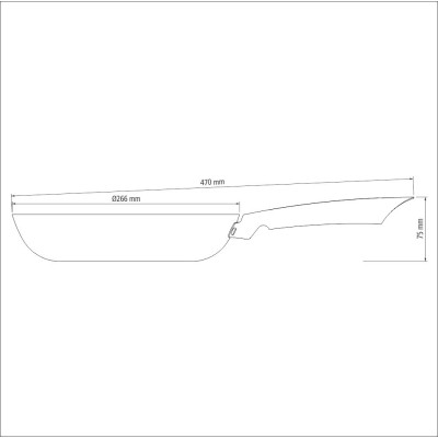 Сковорода Tramontina Trento 26 см (20836/026) Вінниця - фото 3