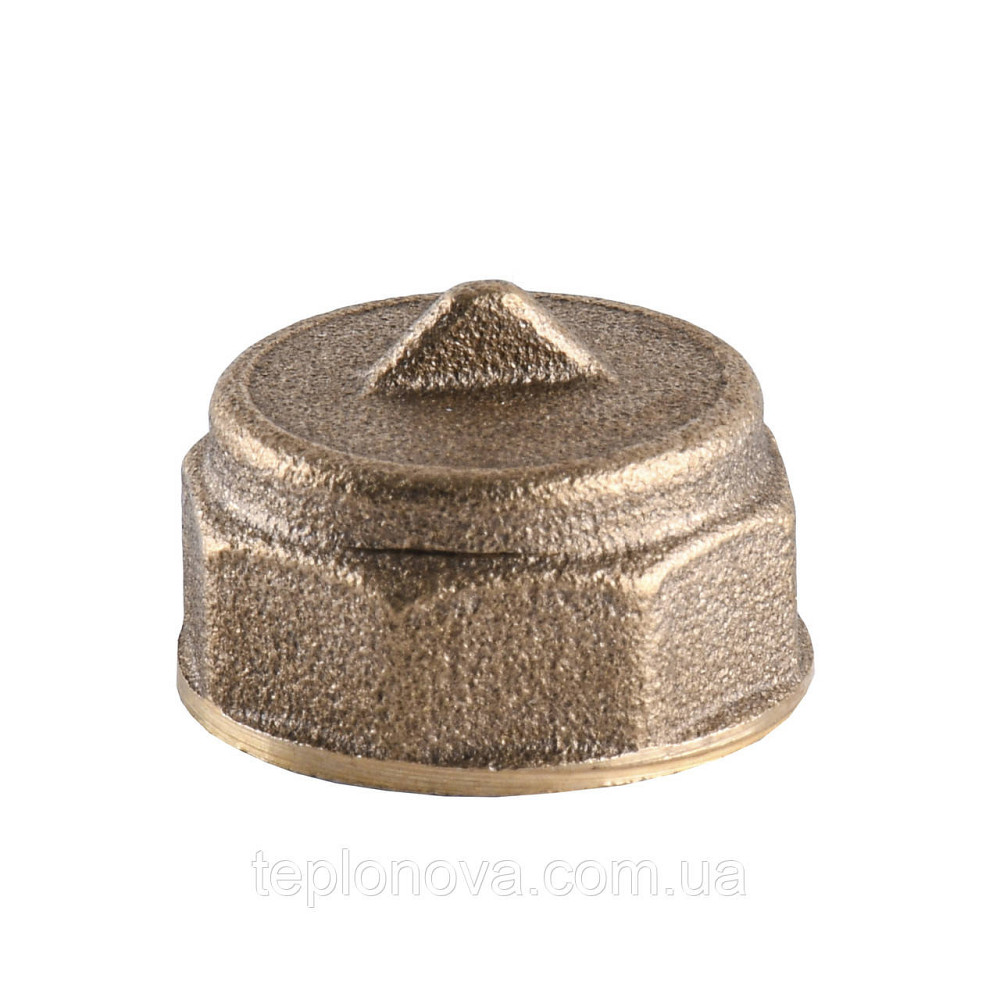 Заглушка латунная 1 1/2″ВР штампованная А1011А VA Черновцы - изображение 2