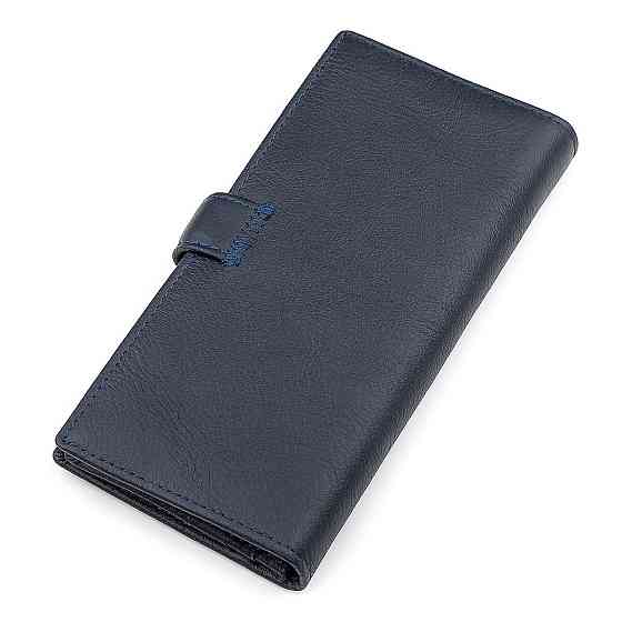 Мужской купюрник ST Leather 18365 (ST147) кожаный Синий Киев