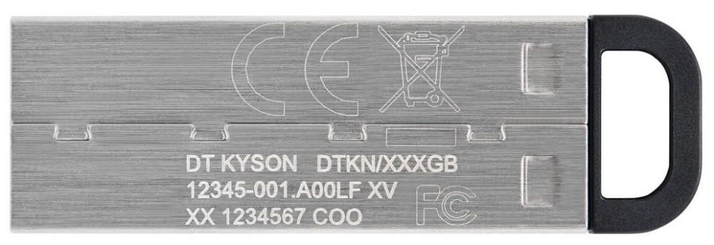 Flash Drives Kingston DataTraveler Kyson 128GB USB 3.2 (DTKN/128GB) Silver/Black (6622889) Киев - изображение 2