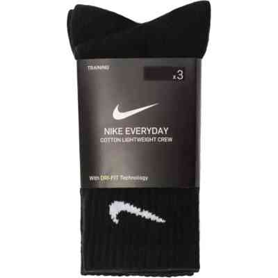 Шкарпетки Nike U NK EVERYDAY LTWT CREW 3PR SX7676-010 42-46 3 пари Чорні (888407237201) Вінниця