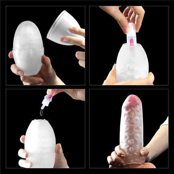 Мастурбатор - Traning Master Giant Egg Masturbator Red Sex Aura Київ - фото 3