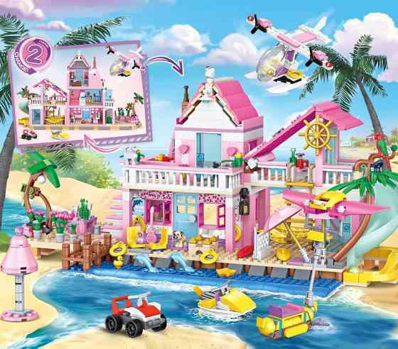 Конструктор Chaobao Пляжная вилла, 1040 деталь Киев