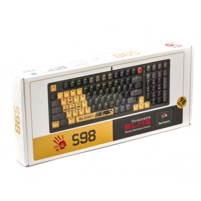Клавиатура A4Tech Bloody S98 RGB BLMS Red Switch USB Sports Lime (4711421000406) Винница - изображение 3