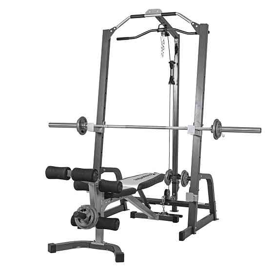Багатофункціональний атлас з лавкою для тренувань inSPORTline Power Rack PW60 Київ