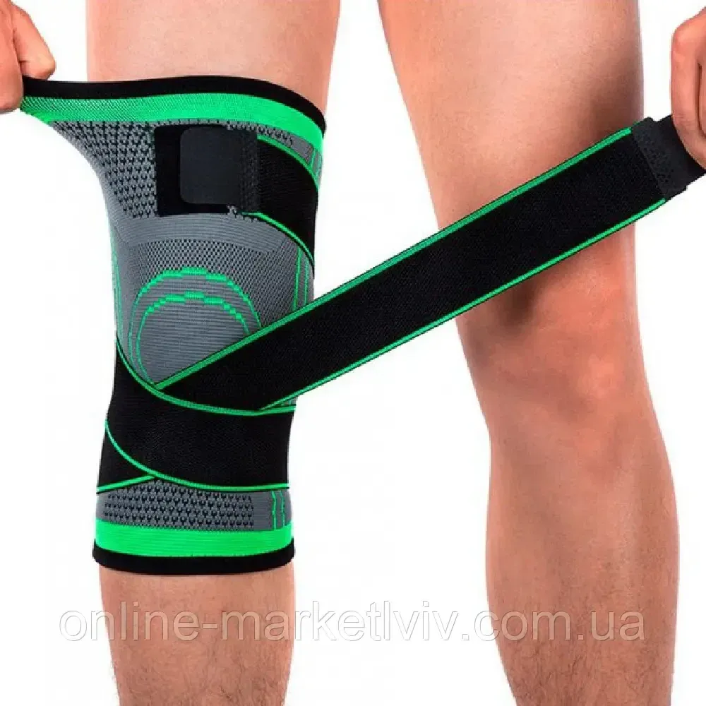 Бандаж коленного сустава KNEE SUPPORT WN-26,Зелёный,L SBR Киев - изображение 4