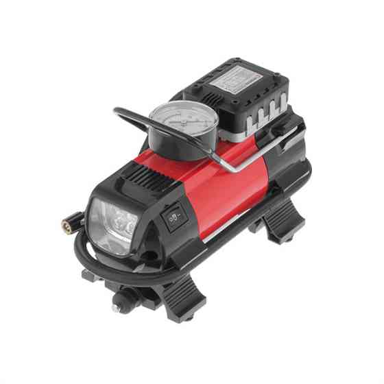 Автомобільний компресор INTERTOOL AC-0001, 12 В, один циліндр 19 мм, Компактний компресор на кожен день Івано-Франківськ