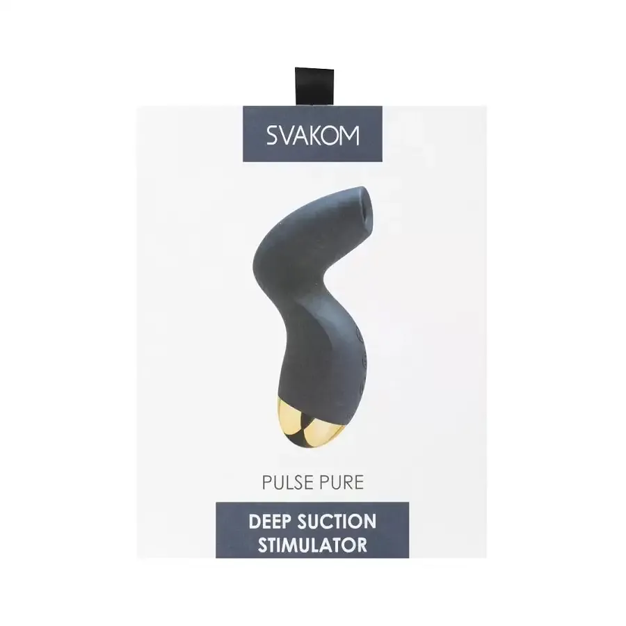Вакуумный клиторальный стимулятор Svakom Pulse Pure Navy Blue, 5 режимов, 5 интенсивностей в каждом Львов - изображение 8