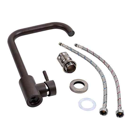 PLATINUM Змішувач кухонний Platinum NS02B (3008B-NA) темна скеля Киев