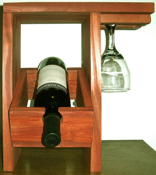 Настольная винная полка 
