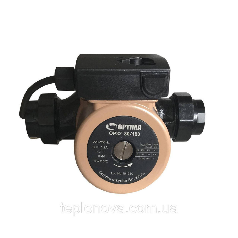 Насос циркуляционный Optima OP32-80 180мм + гайки, + кабель с вилкой! Черновцы - изображение 5